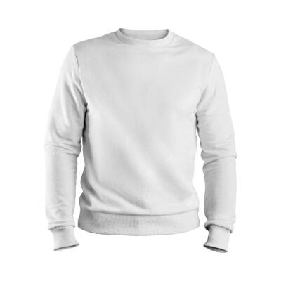 Şardonlu Sweatshirt - Beyaz - 1